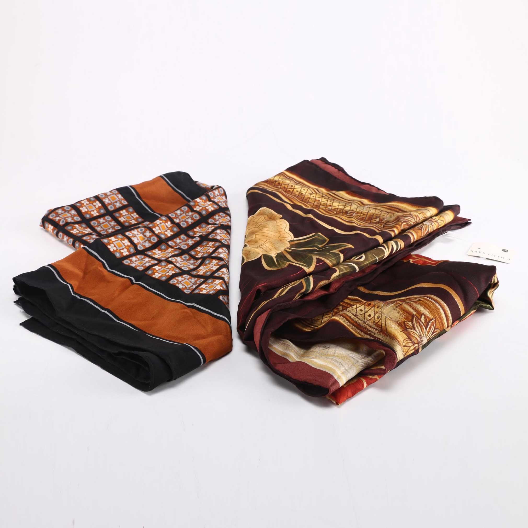 YSL and Chanel Scarves