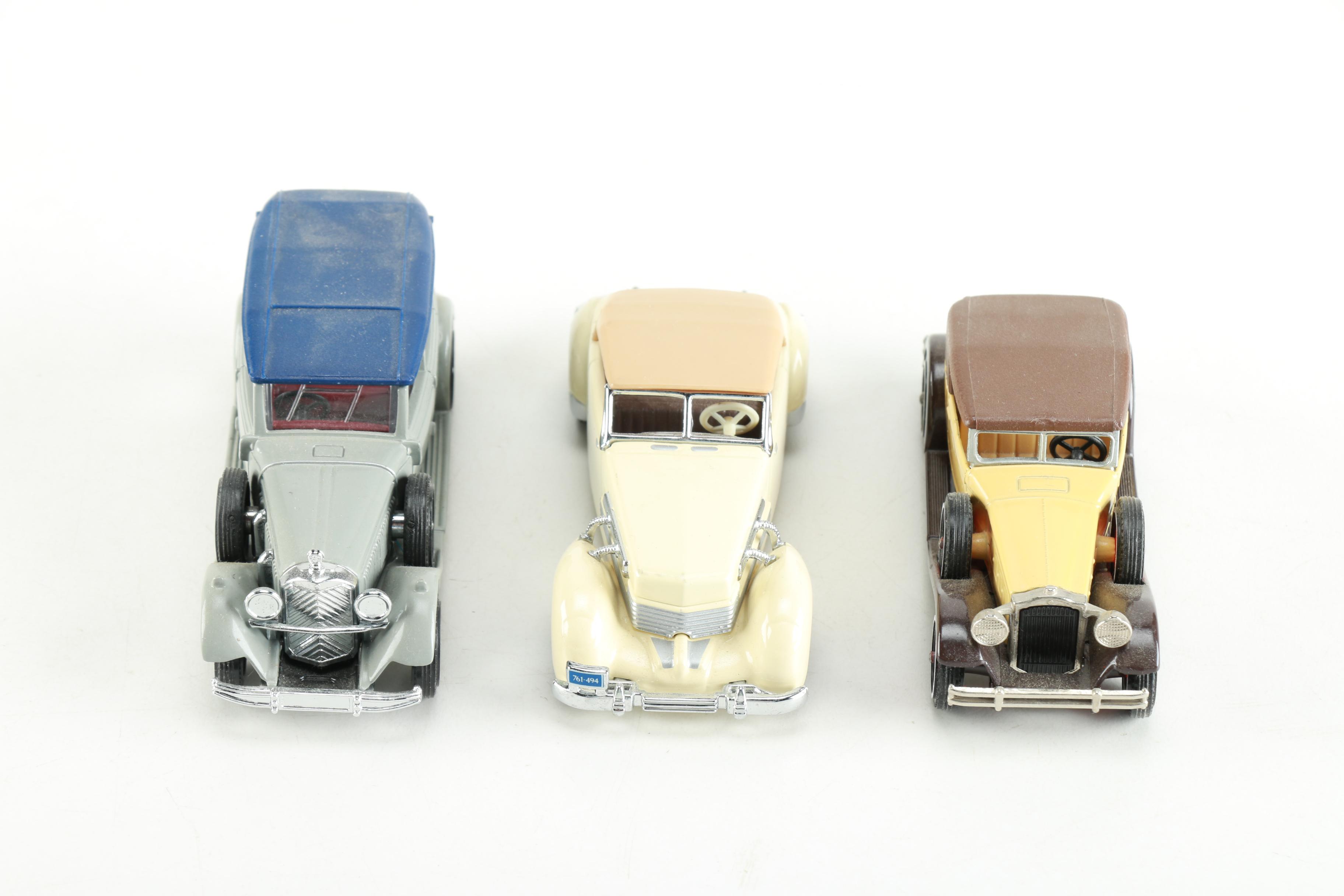 Collection of Matchbox Die Cast Antique Cars