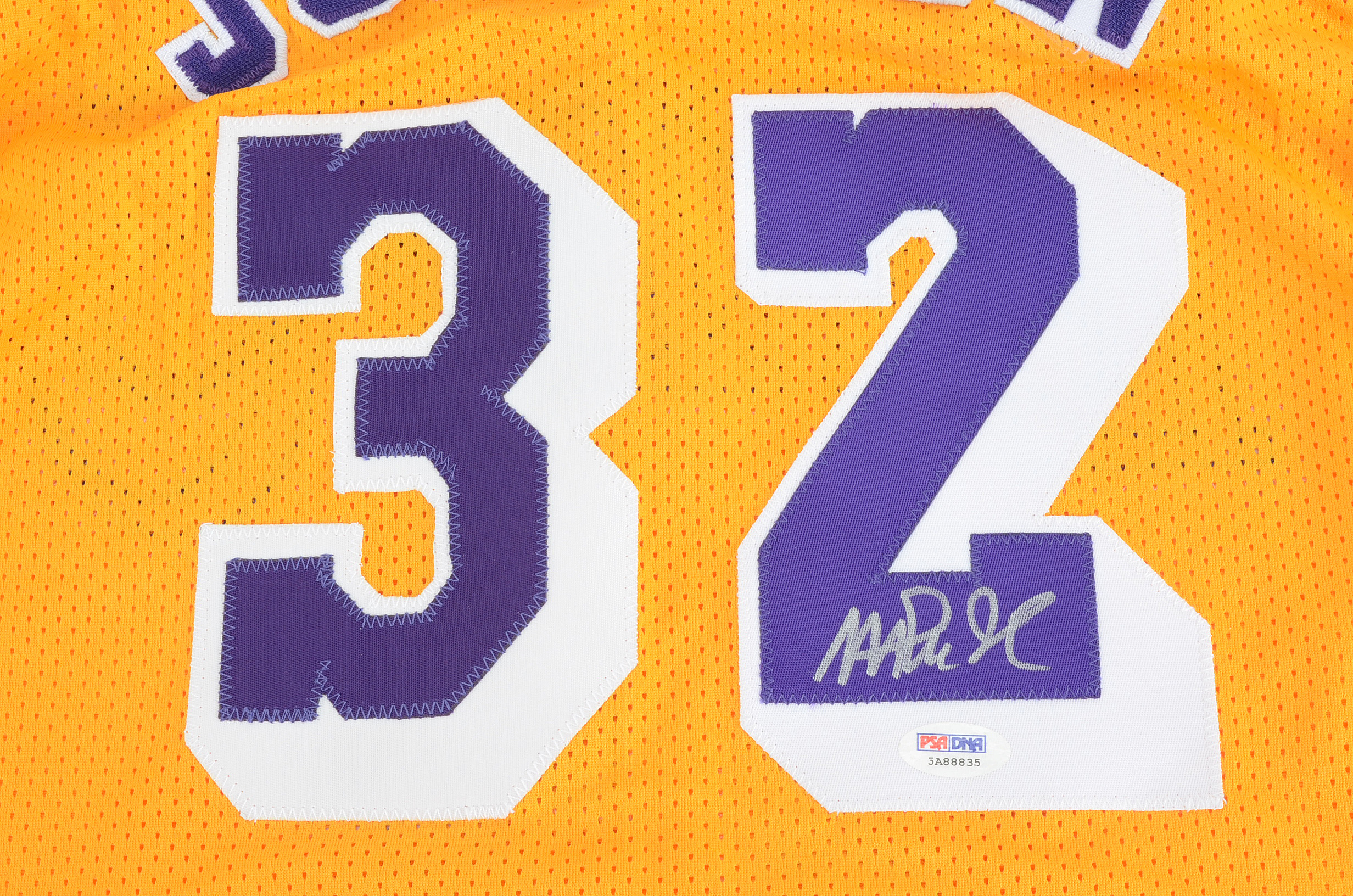Magic Johnson Signed LA Lakers NBA Jersey PSA