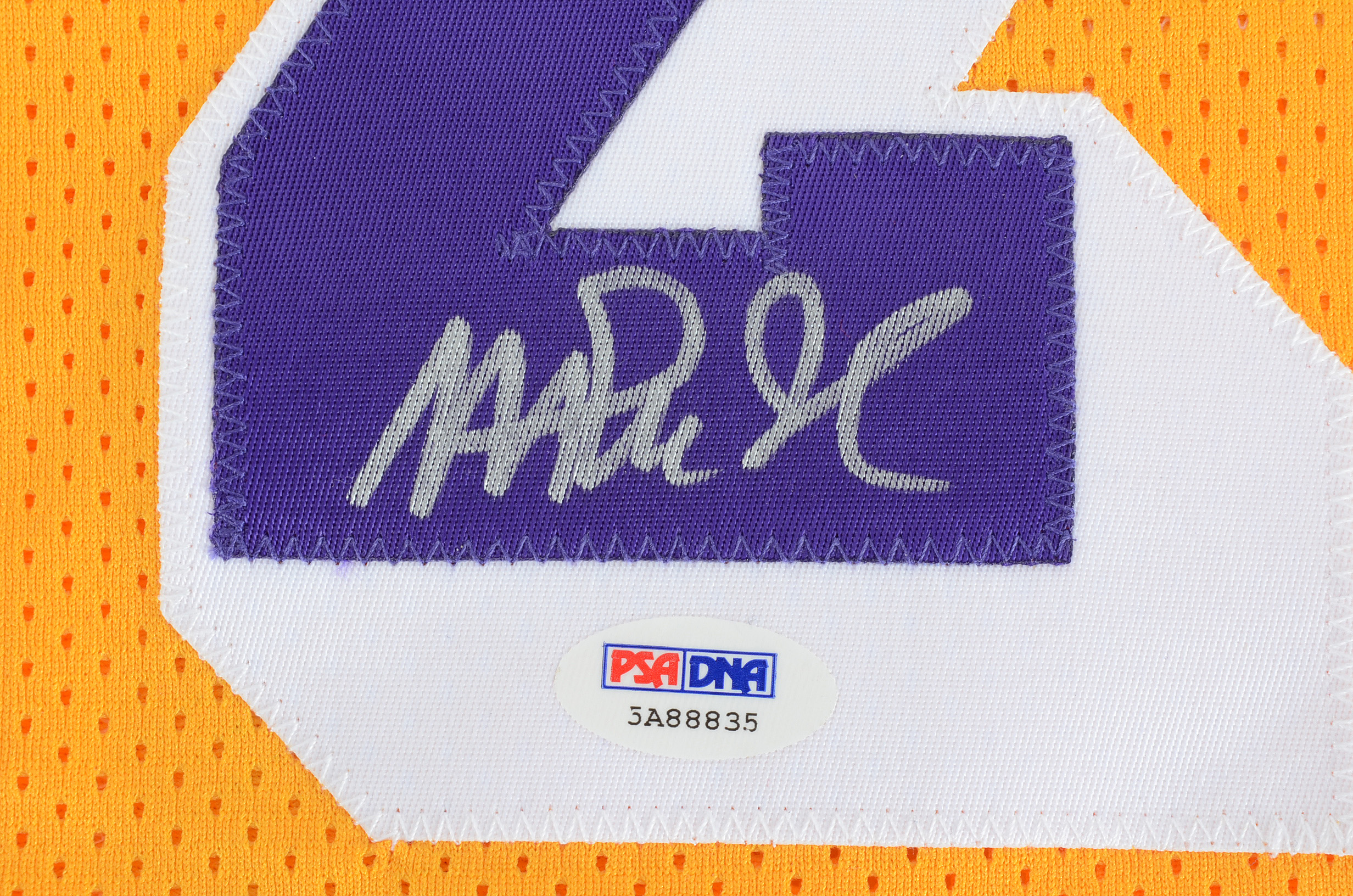 Magic Johnson Signed LA Lakers NBA Jersey PSA