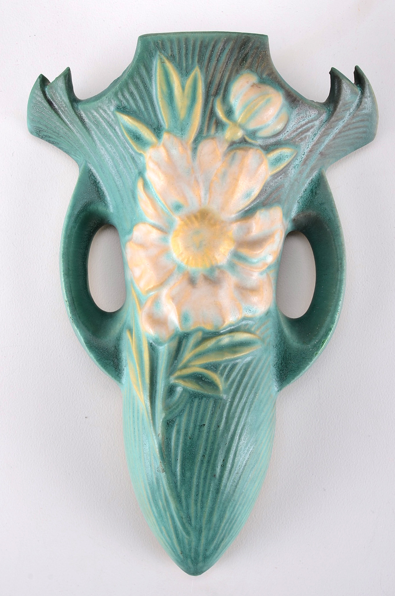 Roseville Pottery "Peony" Wall Pockets