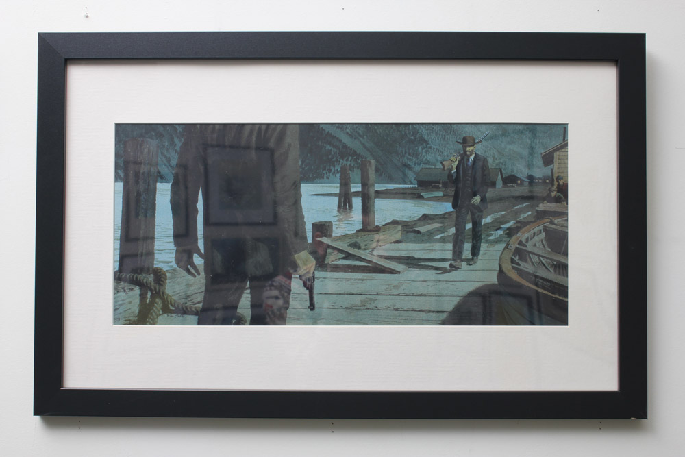 Stan Galli Gouache Painting on Board for "True Magazine"