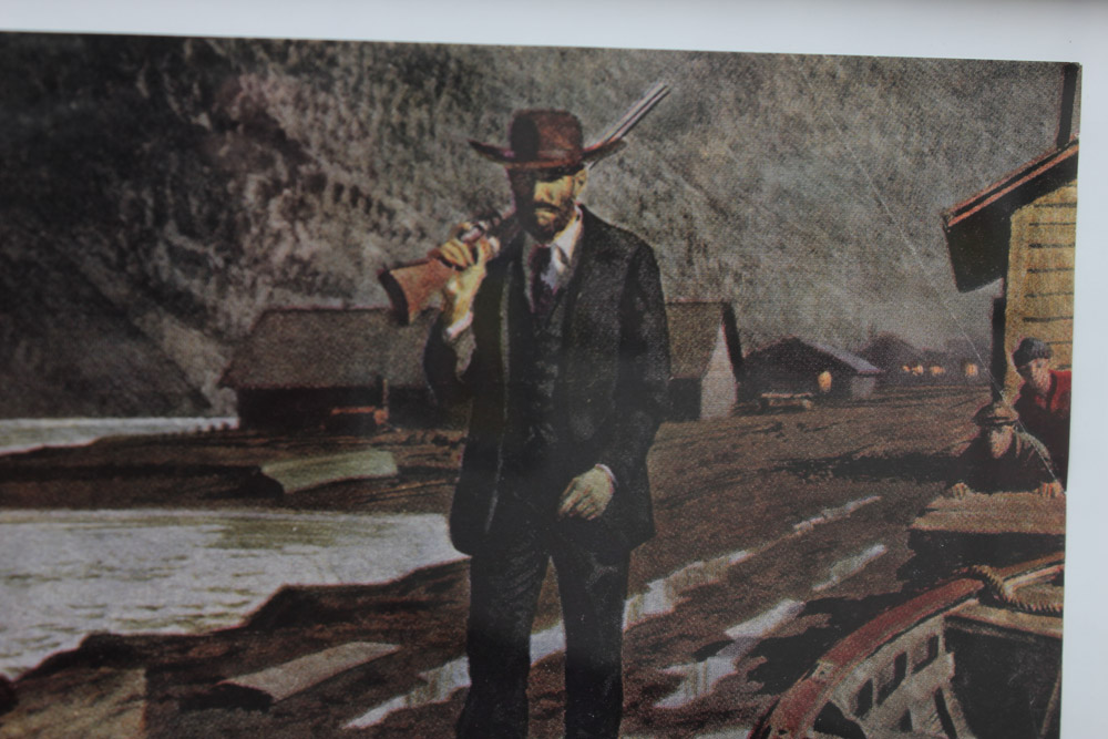 Stan Galli Gouache Painting on Board for "True Magazine"