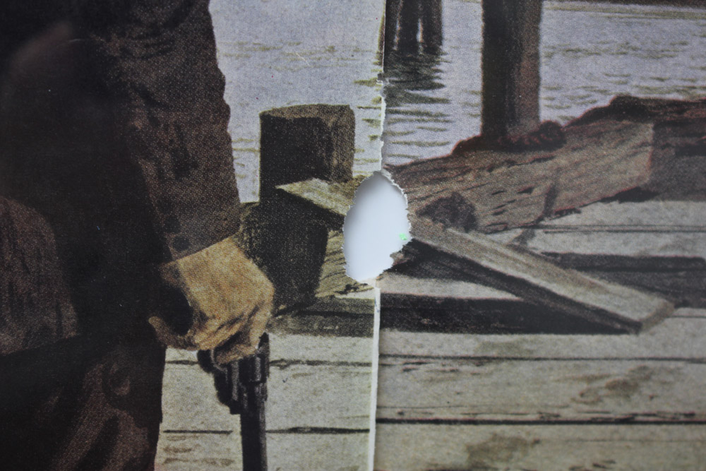 Stan Galli Gouache Painting on Board for "True Magazine"