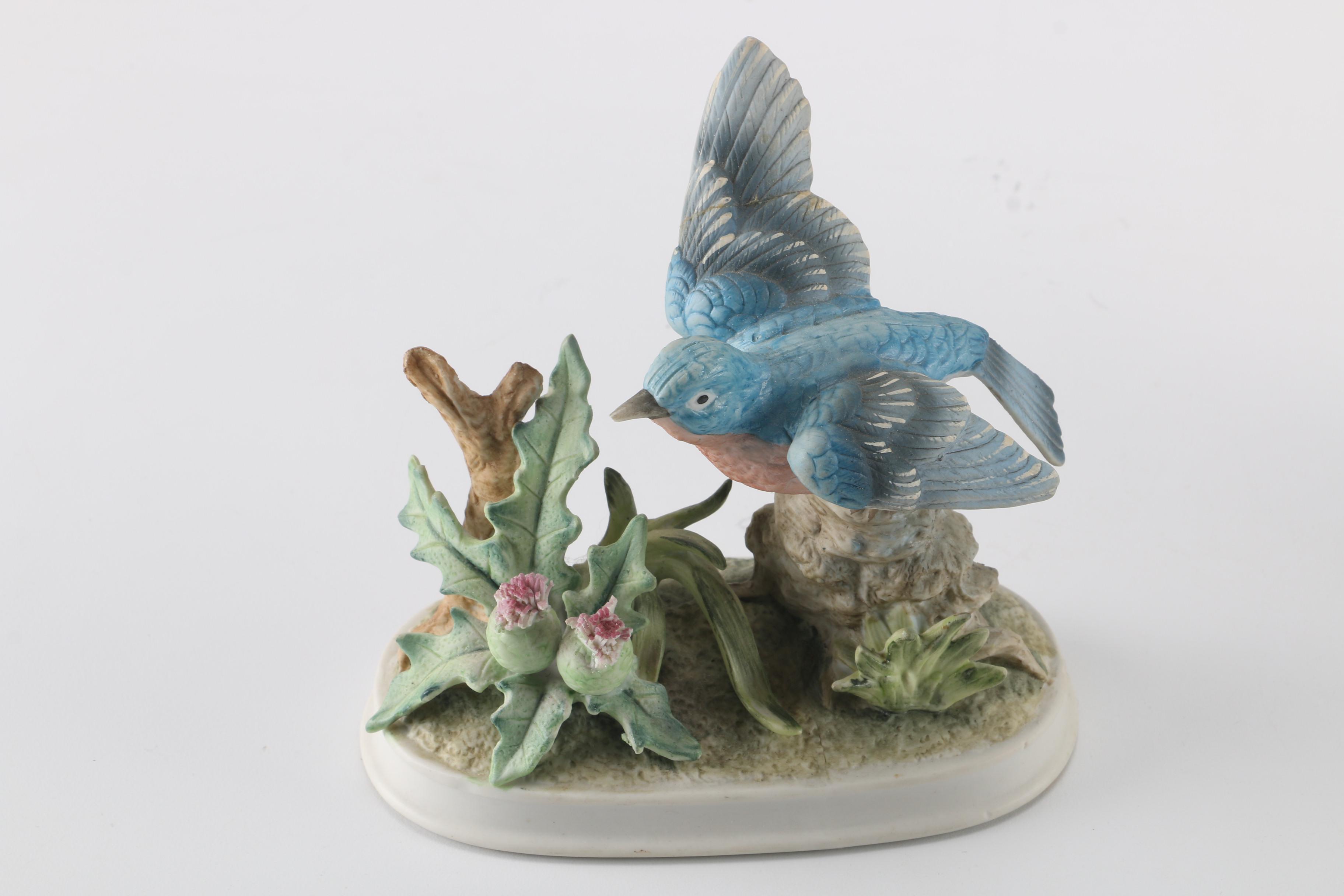 Handcrafted Bird Figurines Includes Lefton