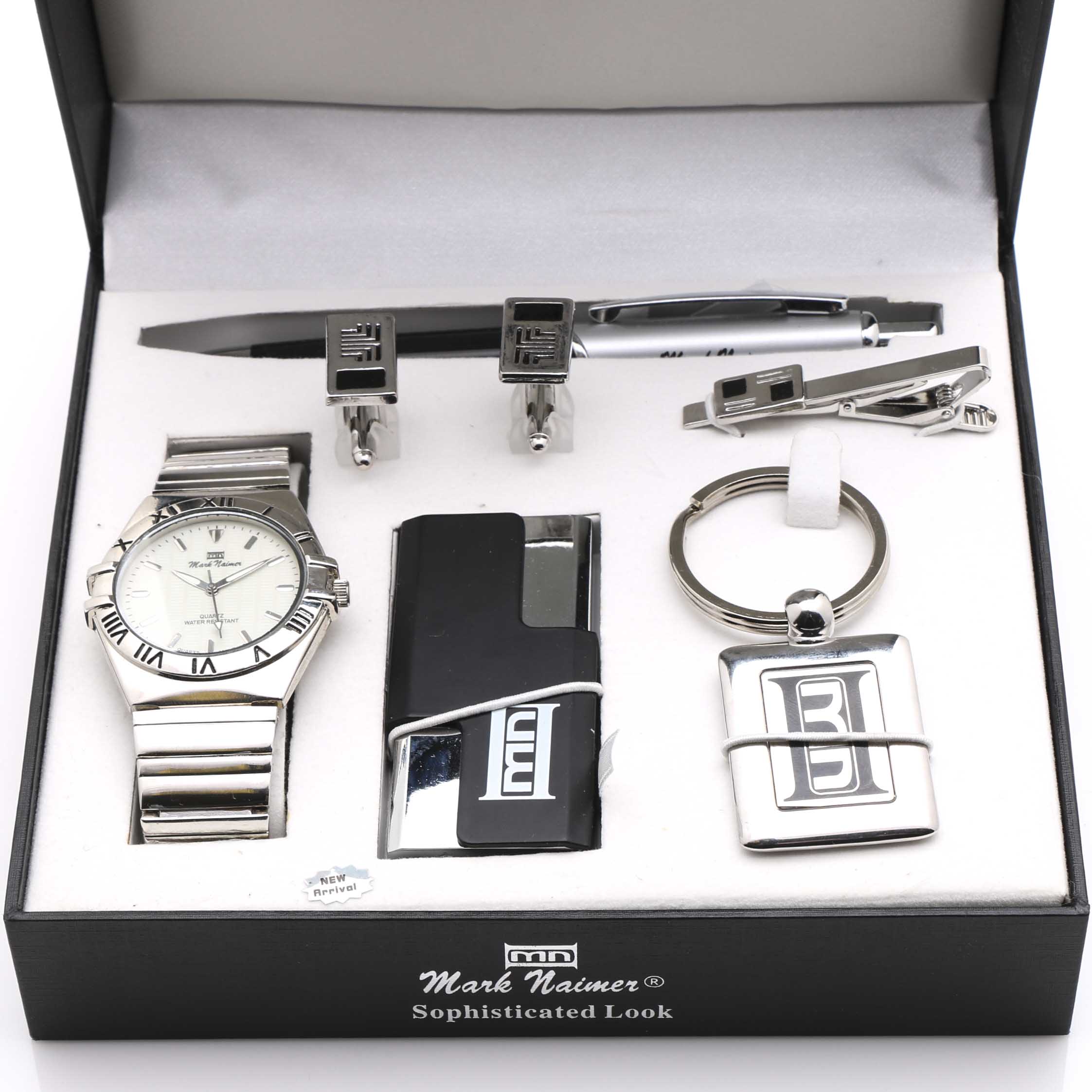 Mark Naimer "Sophisticated Look" Watch and Accessory Set