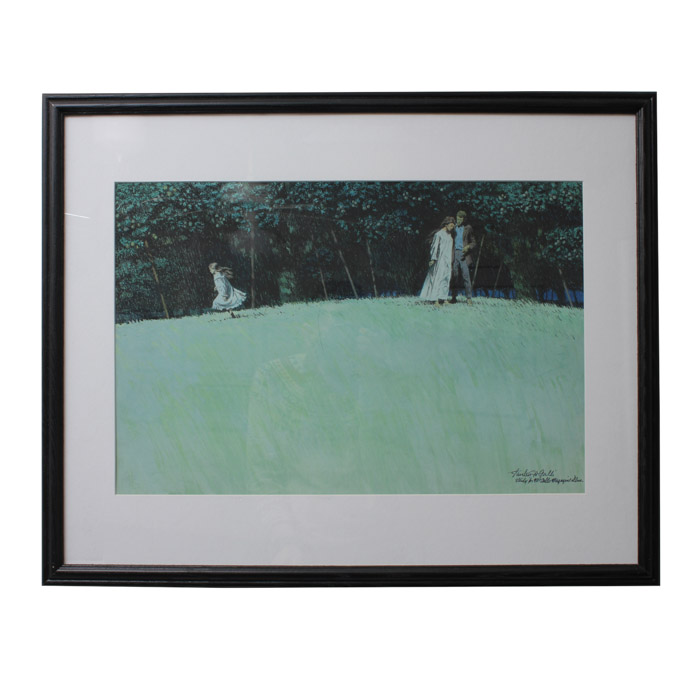 Stan Galli 1963 Gouache Painting on Board for "McCall's Magazine"