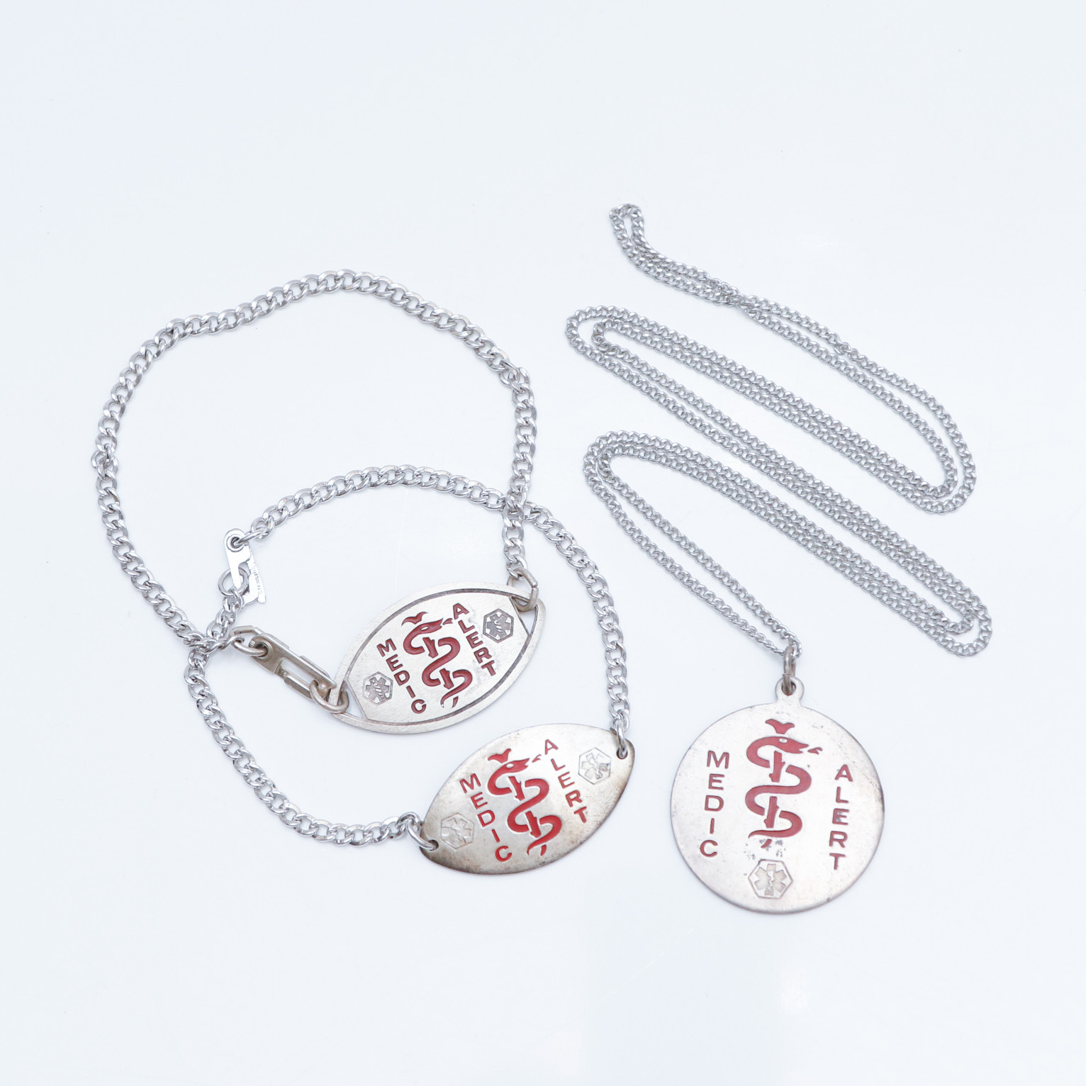 Sterling Silver Medical Alert ID Tags