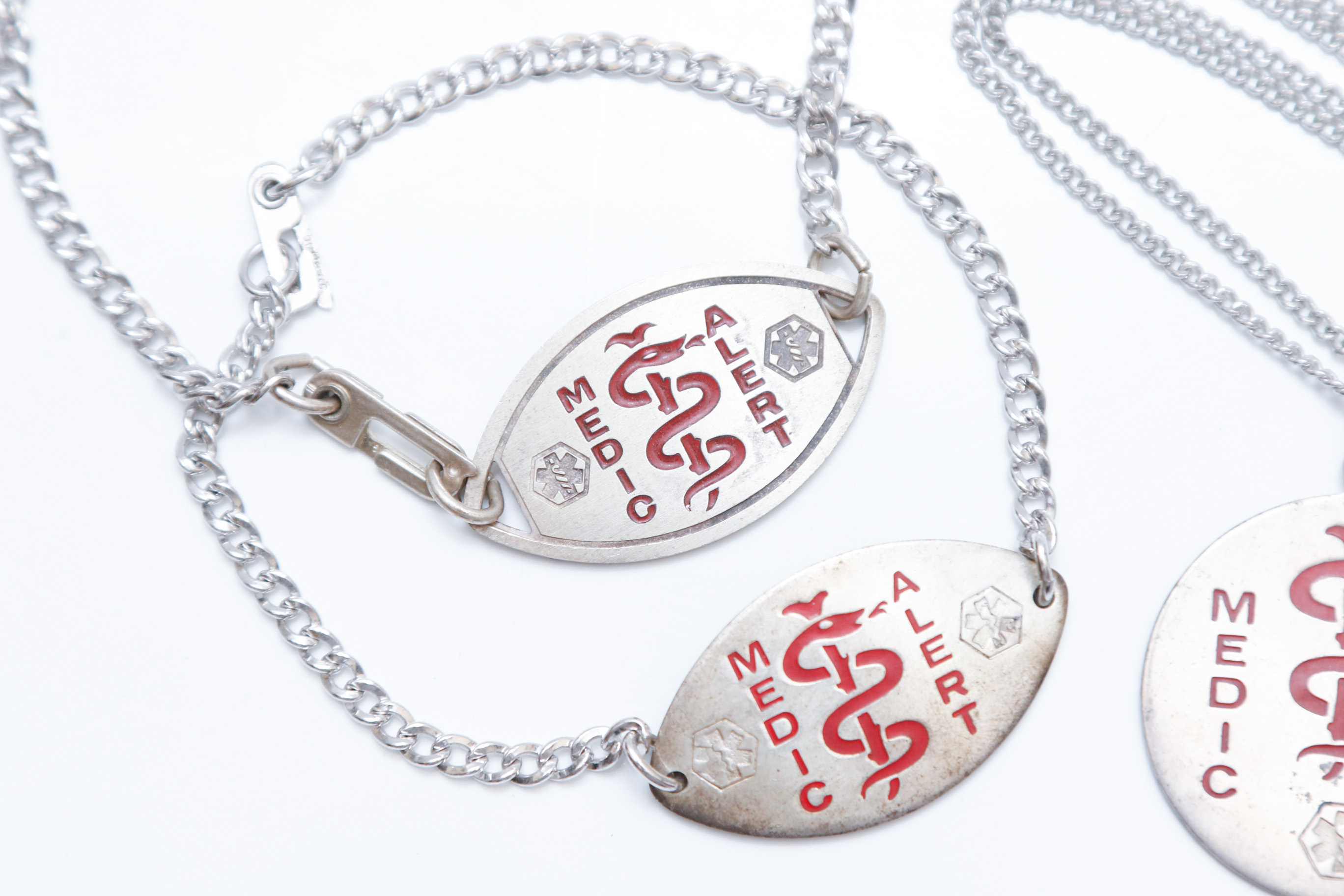 Sterling Silver Medical Alert ID Tags