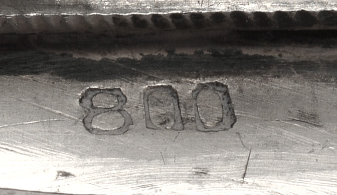 Vintage 800 Silver Greek Tsarouhi Shoe Sword Dagger Tie Clip