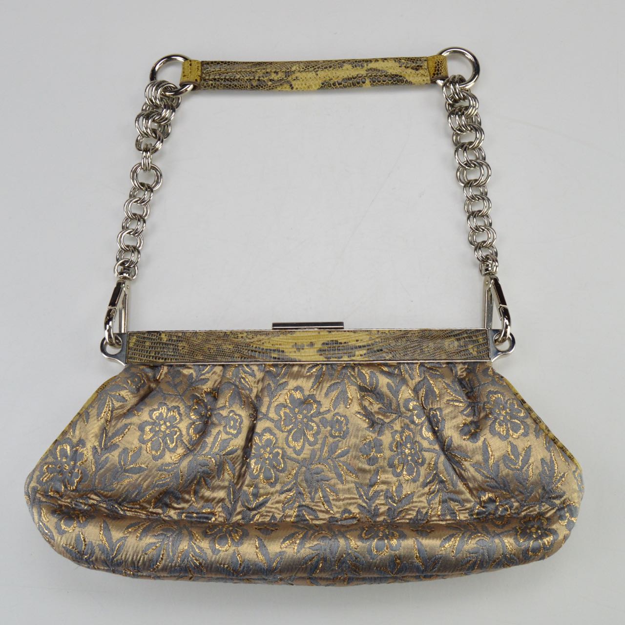 Prada Evening Bag With Snakeskin Accents