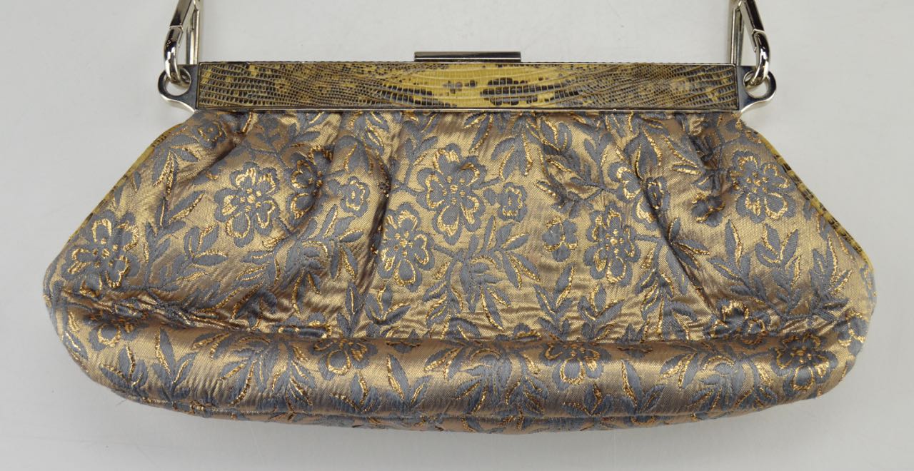 Prada Evening Bag With Snakeskin Accents