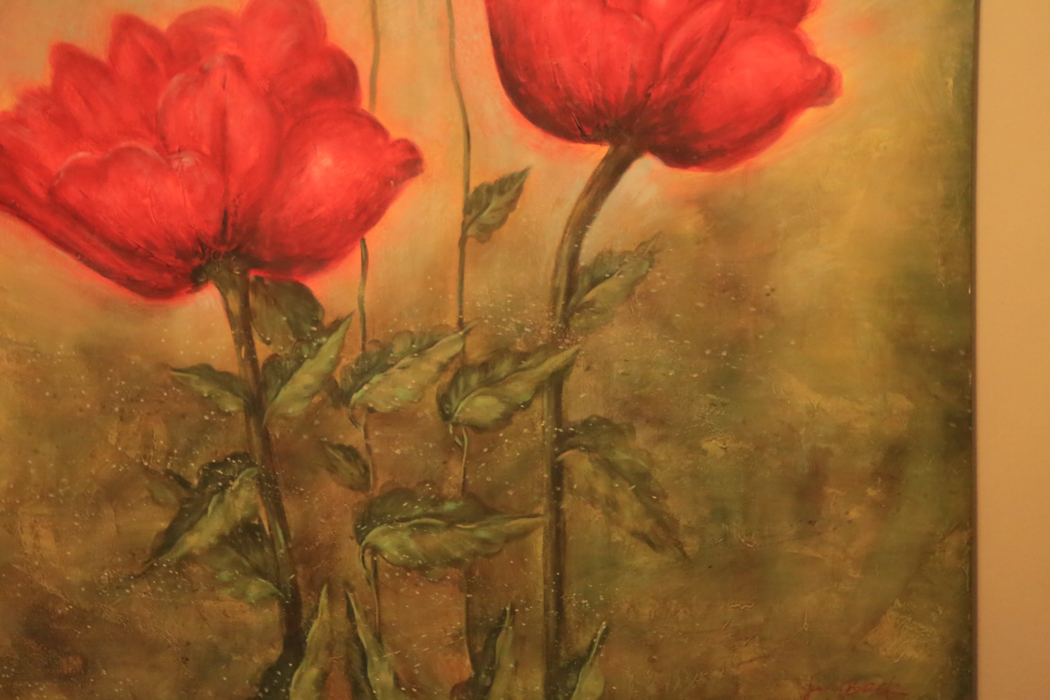 Large Oil on Canvas Signed K. Beck