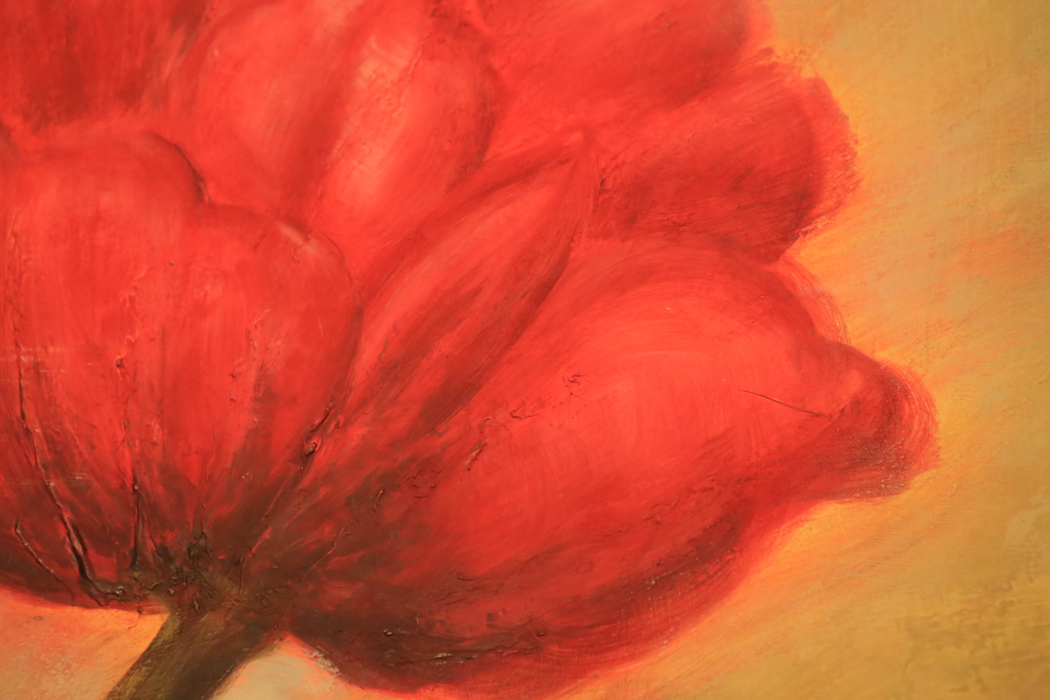 Large Oil on Canvas Signed K. Beck