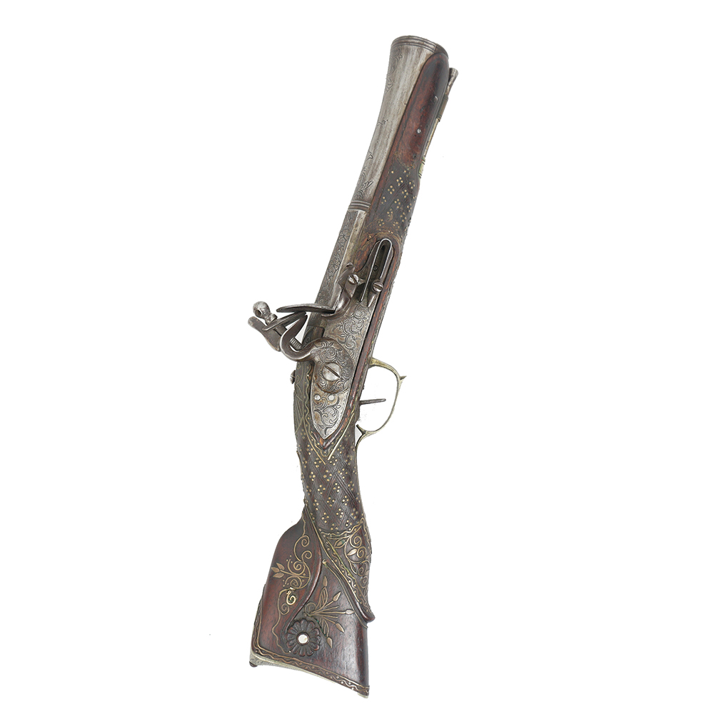 Circa 1840 Ottoman Empire Blunderbuss With Mother of Pearl