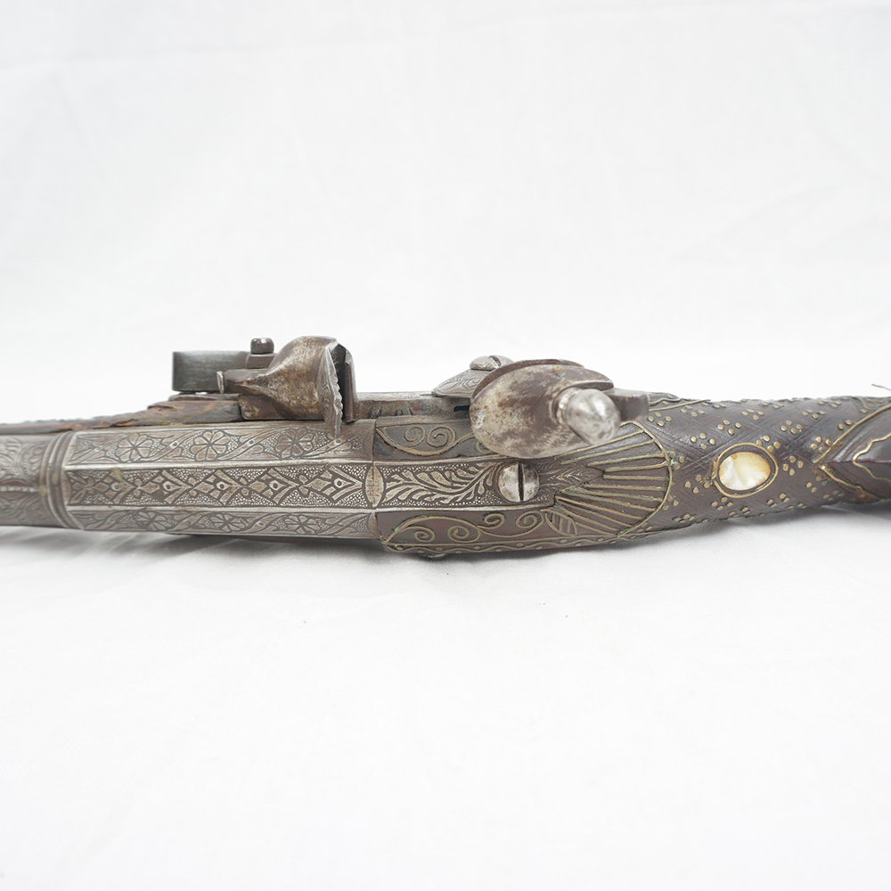Circa 1840 Ottoman Empire Blunderbuss With Mother of Pearl