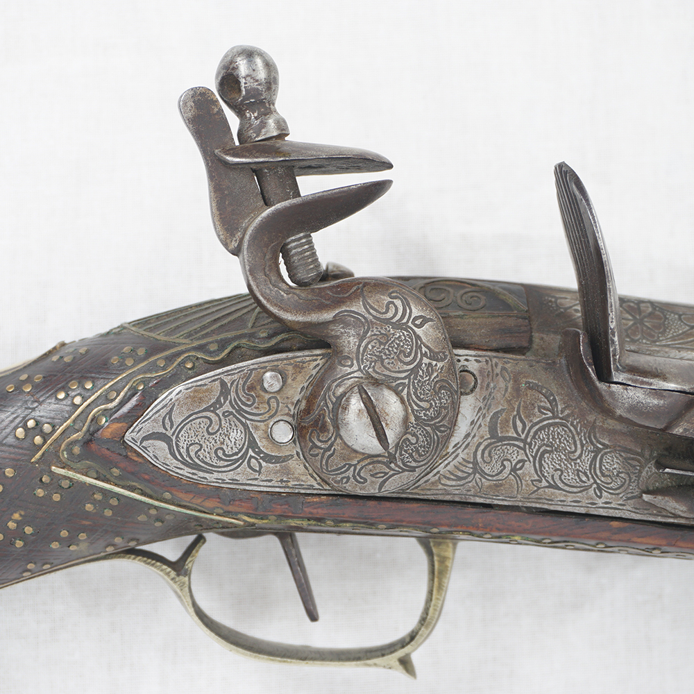 Circa 1840 Ottoman Empire Blunderbuss With Mother of Pearl