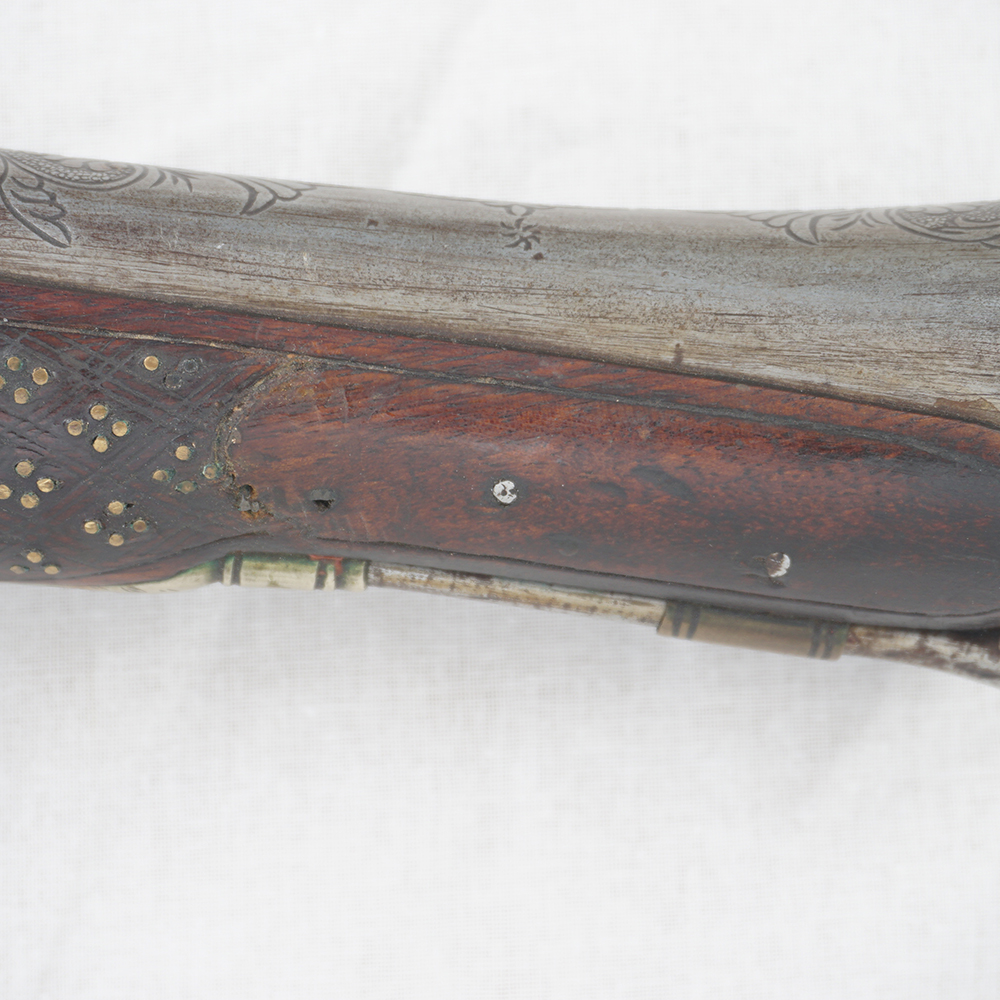 Circa 1840 Ottoman Empire Blunderbuss With Mother of Pearl