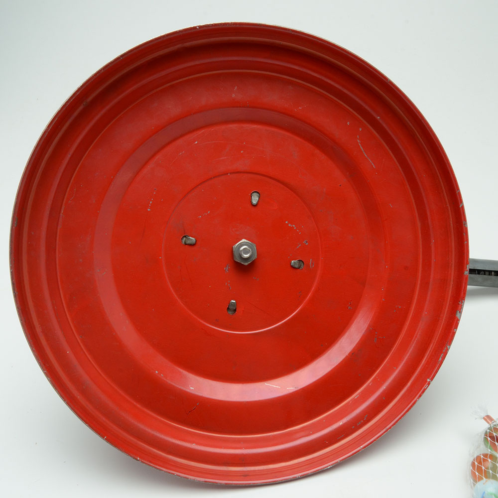 Vintage B & B Co. Steel Marble Cannon Toy