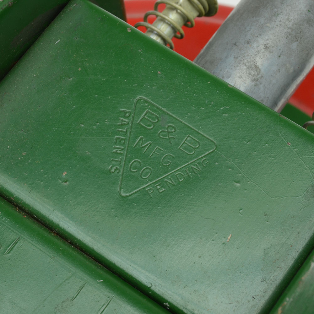 Vintage B & B Co. Steel Marble Cannon Toy