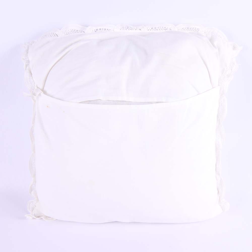 Set of Three Vintage Lace Pillows