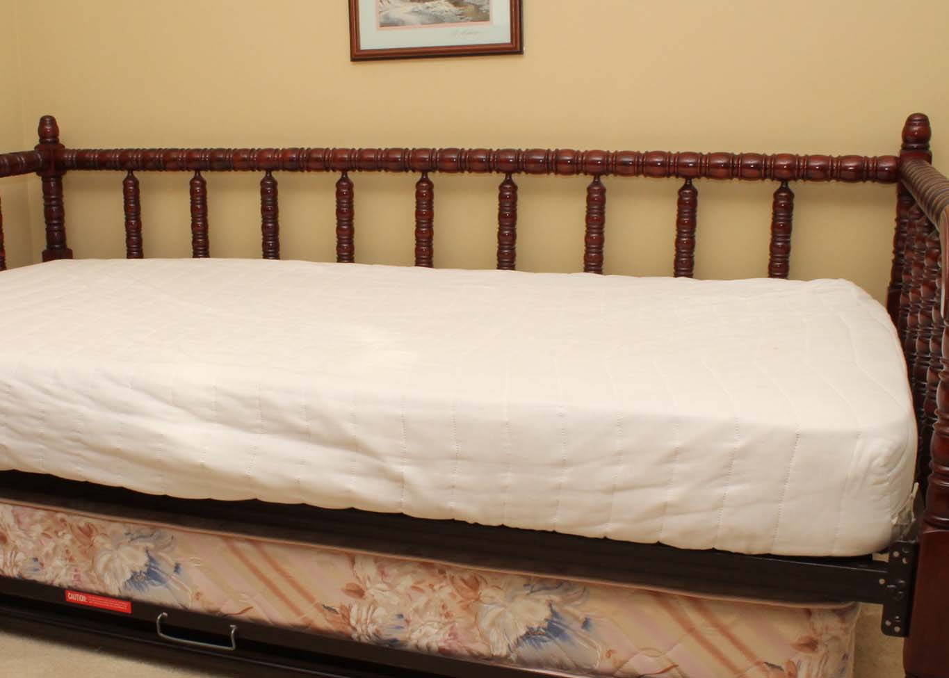 Jenny Lind-Style Cherry Trundle Bed