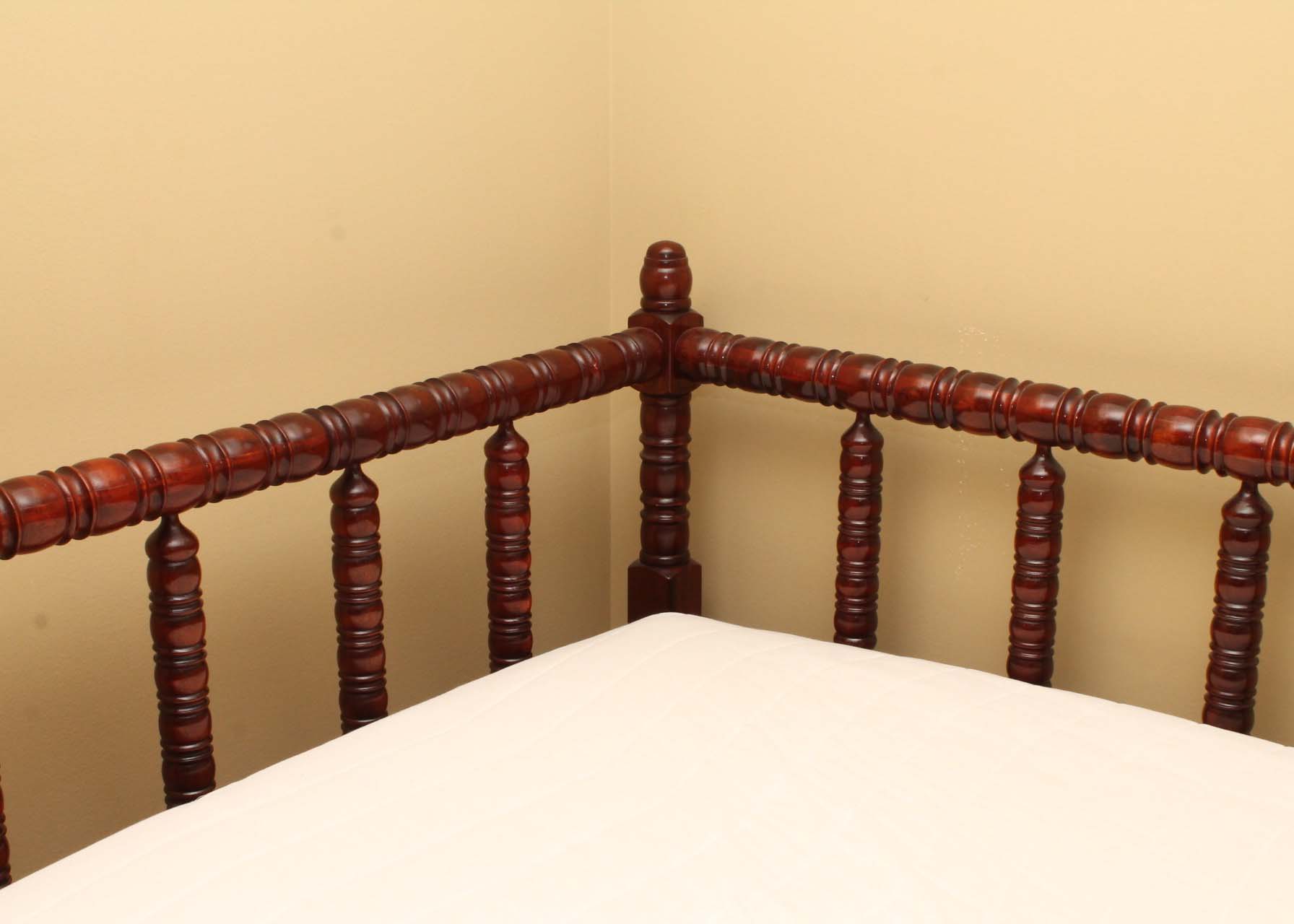 Jenny Lind-Style Cherry Trundle Bed