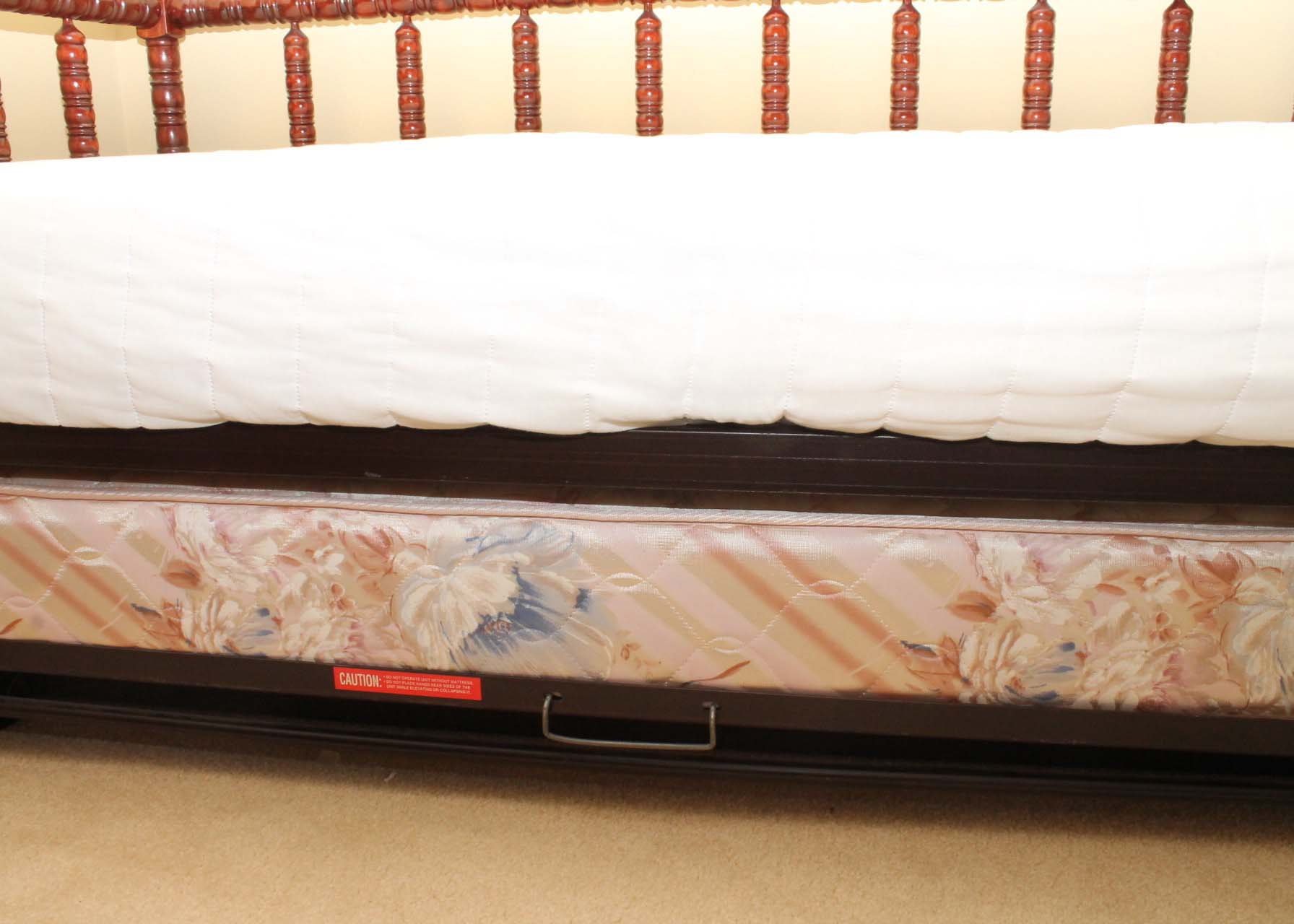 Jenny Lind-Style Cherry Trundle Bed