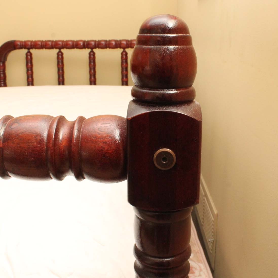 Jenny Lind-Style Cherry Trundle Bed