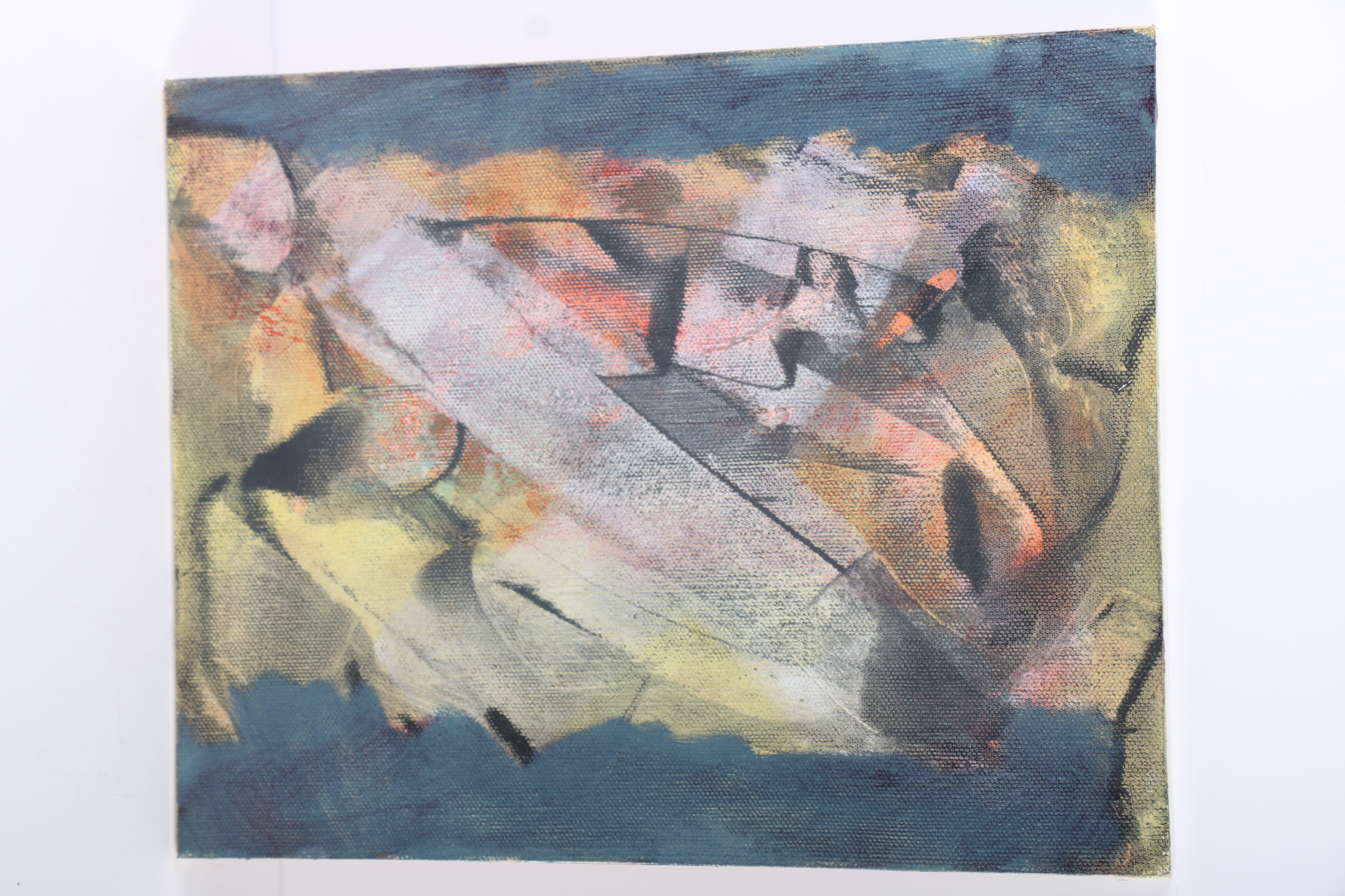 Ricardo Morin Oil Painting on Linen on Board "Still Twenty-eight"