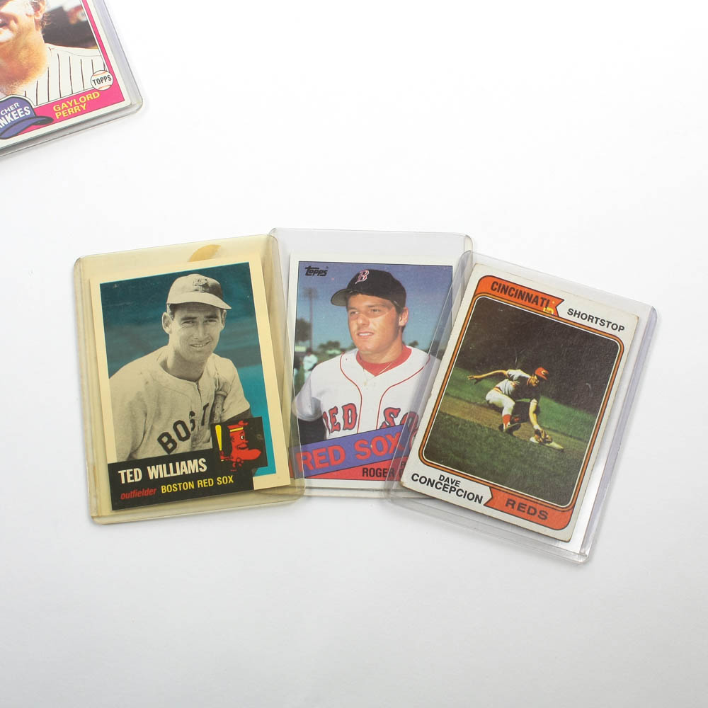 Vintage Baseball Trading Cards Collection