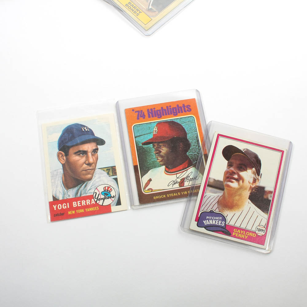 Vintage Baseball Trading Cards Collection