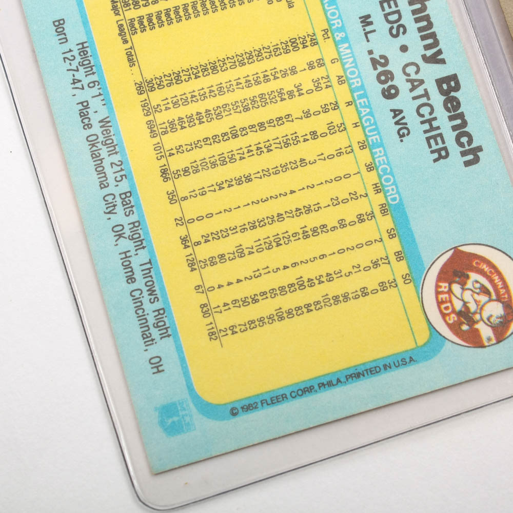 Vintage Baseball Trading Cards Collection