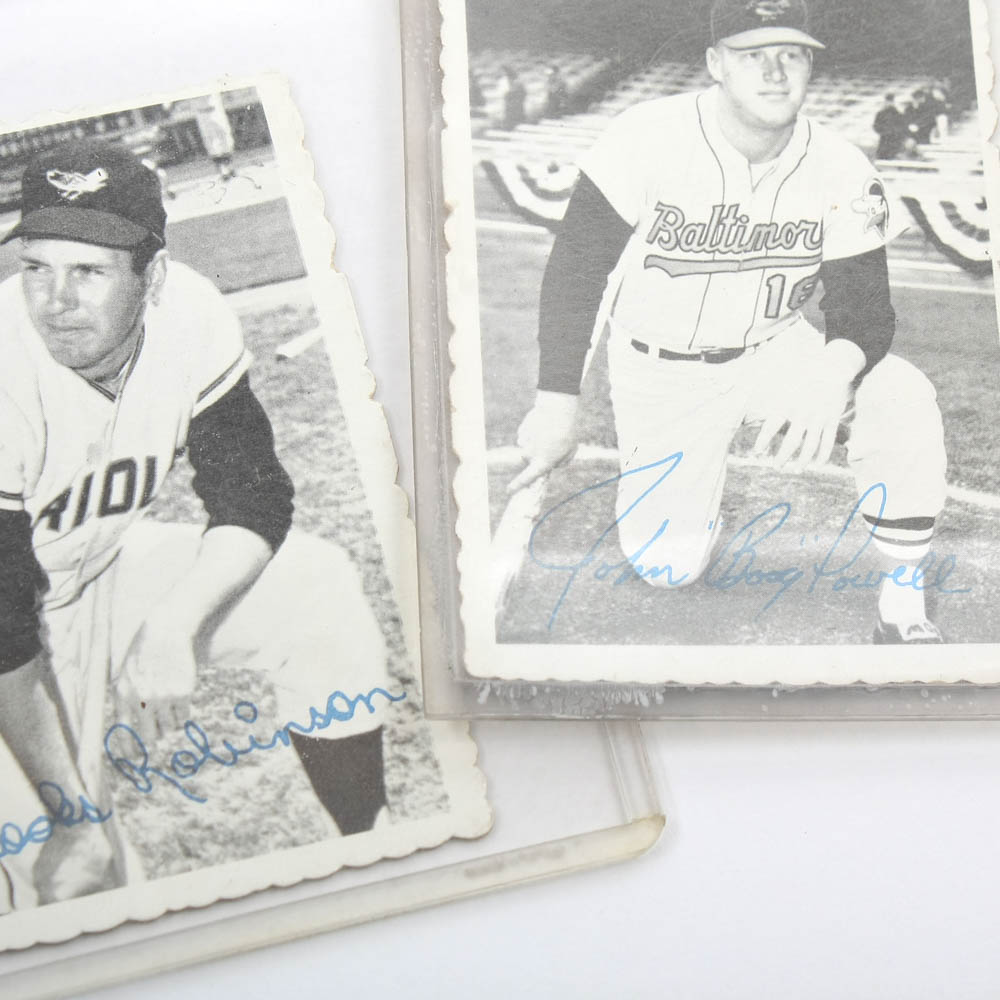 Vintage Baseball Trading Cards Collection