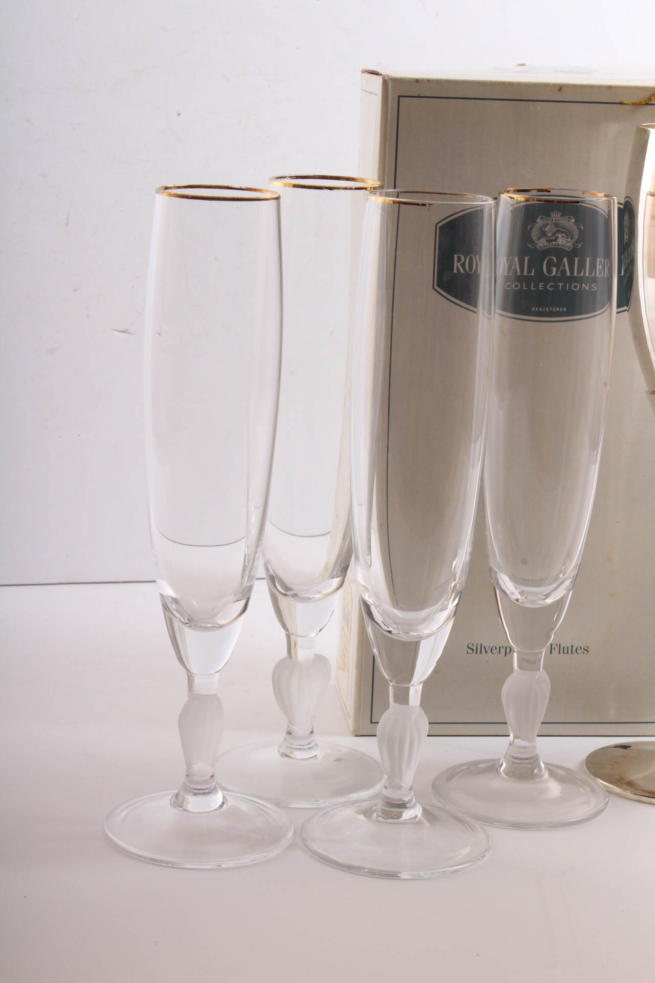 Marquis by Waterford Champagne Flutes with Royal Gallery