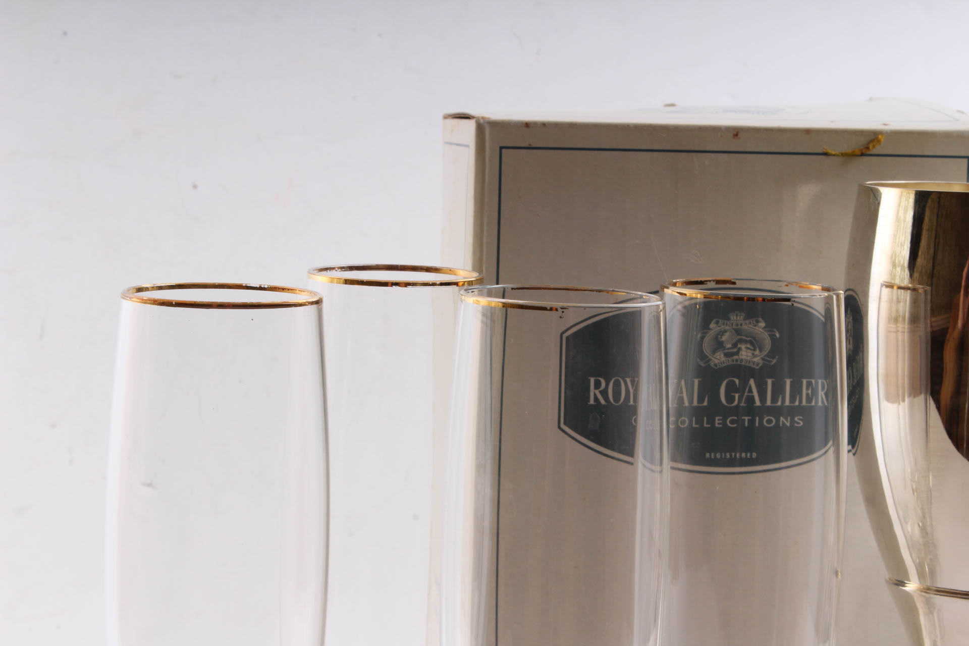 Marquis by Waterford Champagne Flutes with Royal Gallery