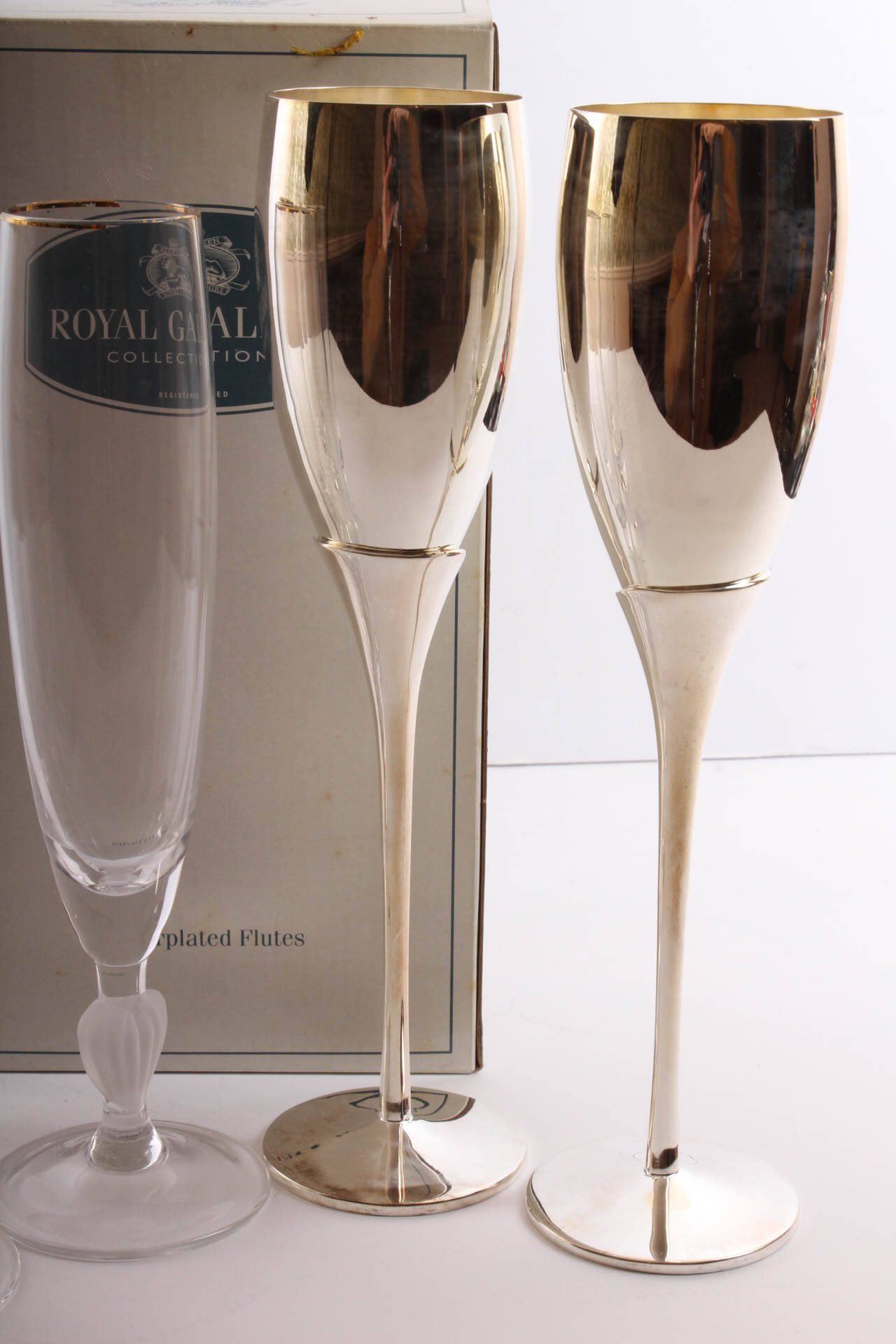 Marquis by Waterford Champagne Flutes with Royal Gallery
