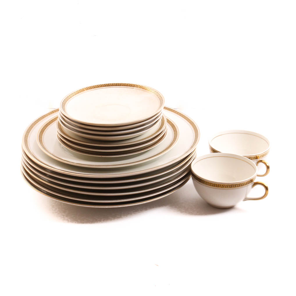 Vintage Cleveland China Warranted 18K Gold Trim