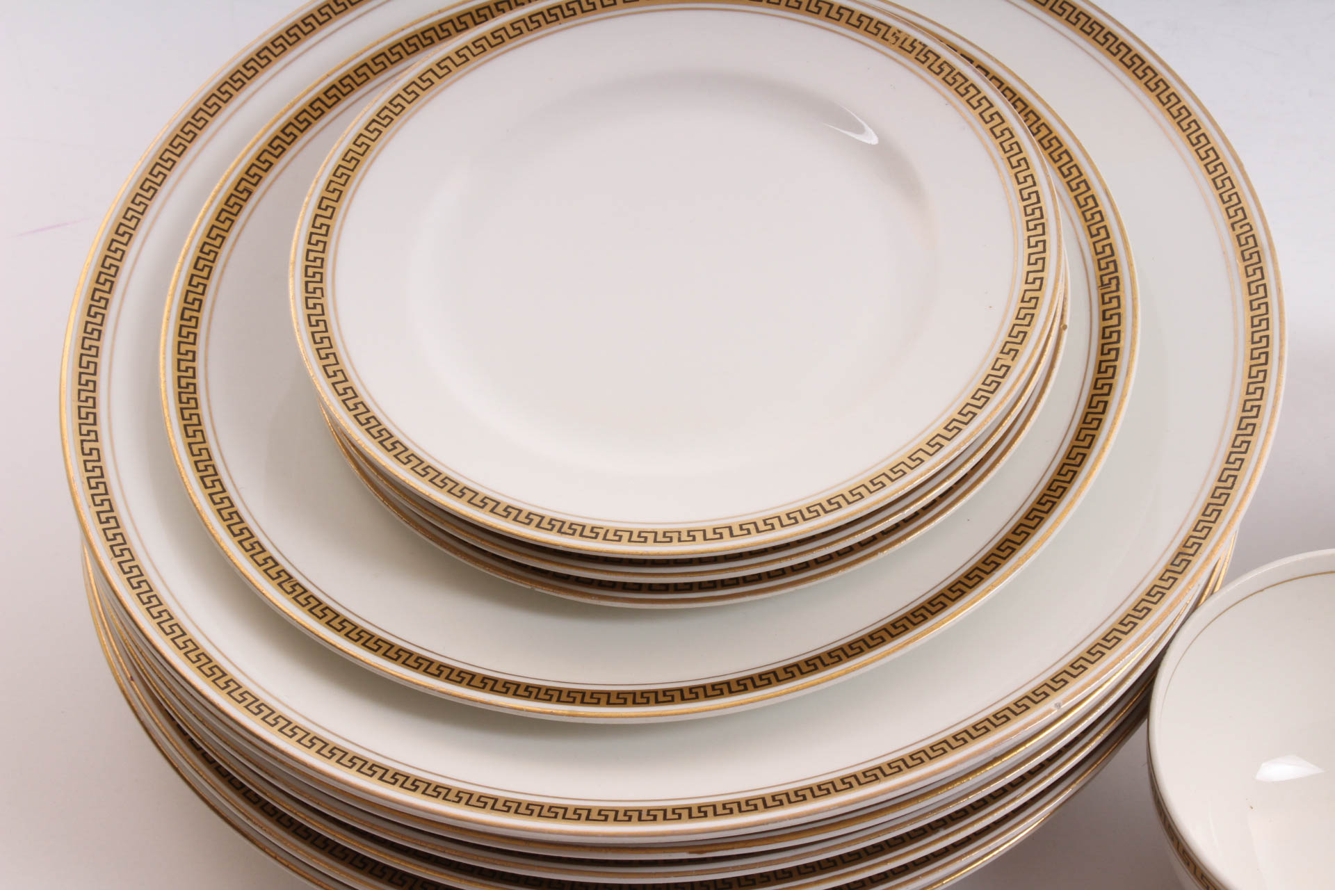 Vintage Cleveland China Warranted 18K Gold Trim