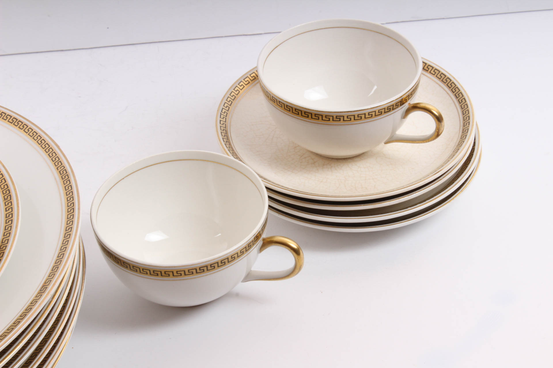 Vintage Cleveland China Warranted 18K Gold Trim