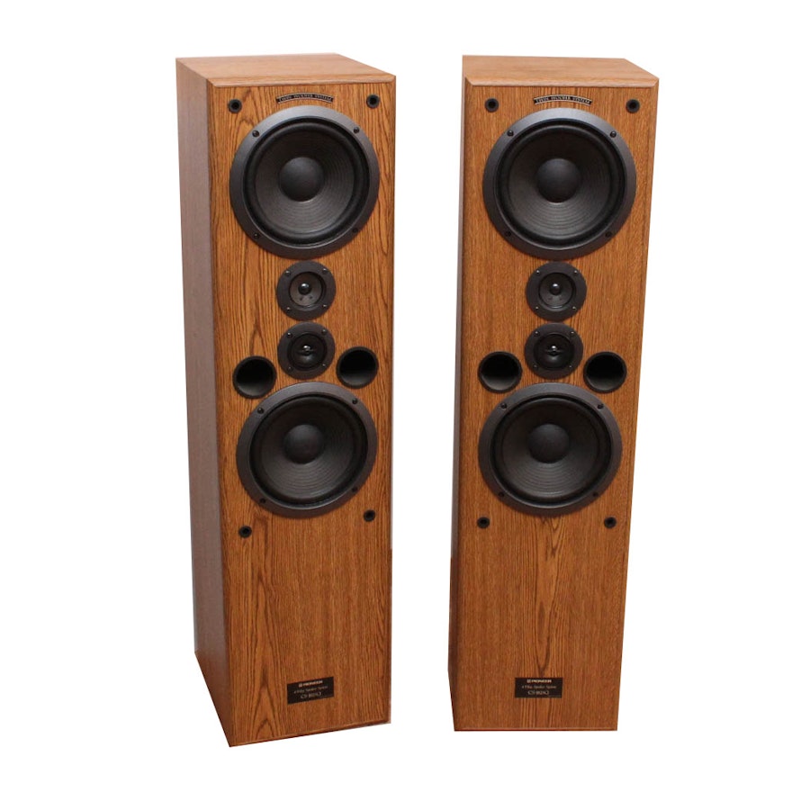 Pioneer Twin Woofer System Stereo Speakers