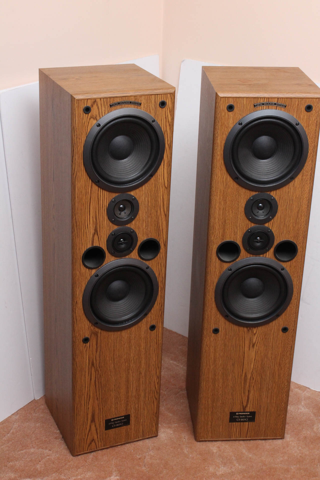 Pioneer Twin Woofer System Stereo Speakers