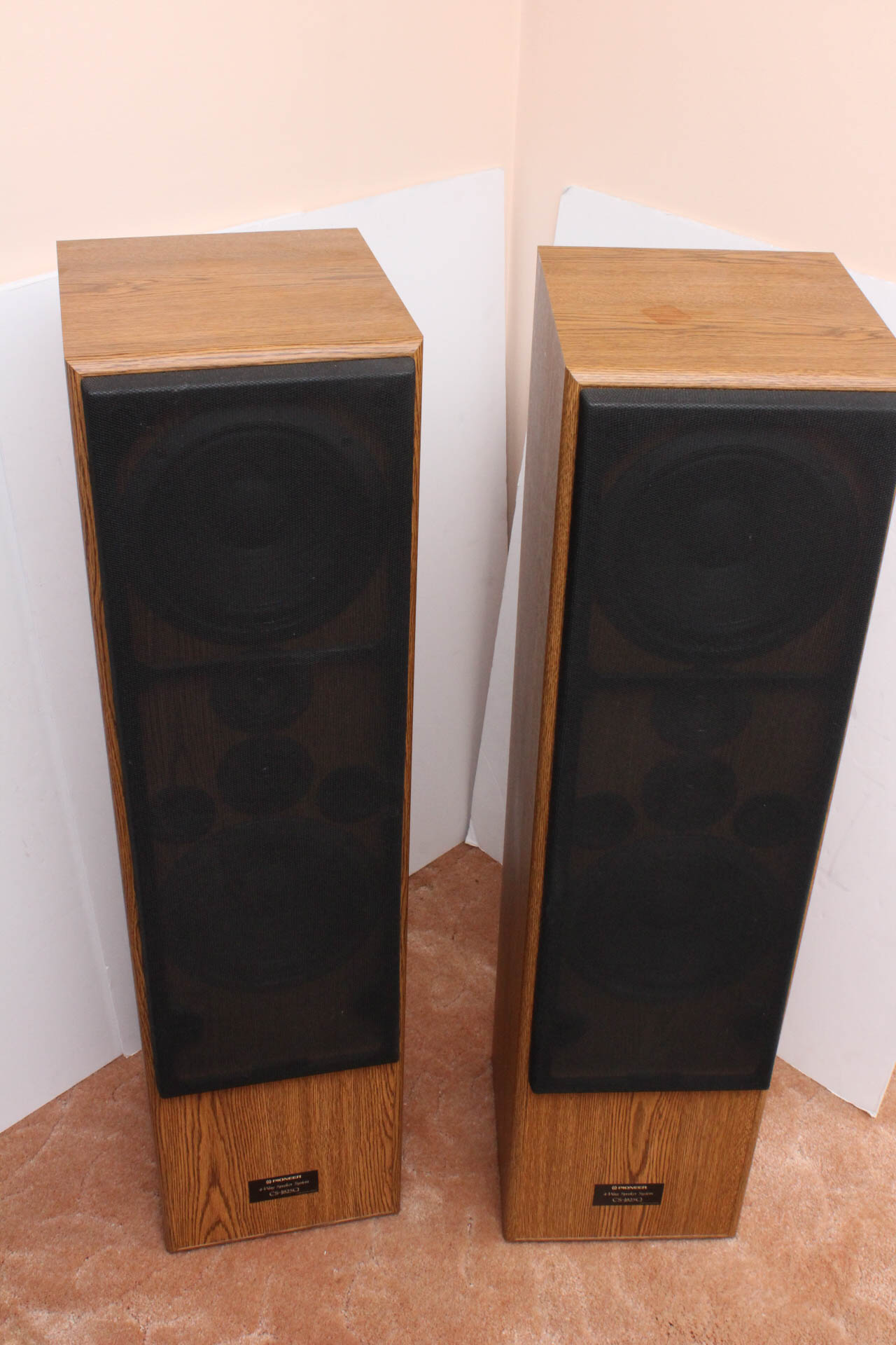 Pioneer Twin Woofer System Stereo Speakers