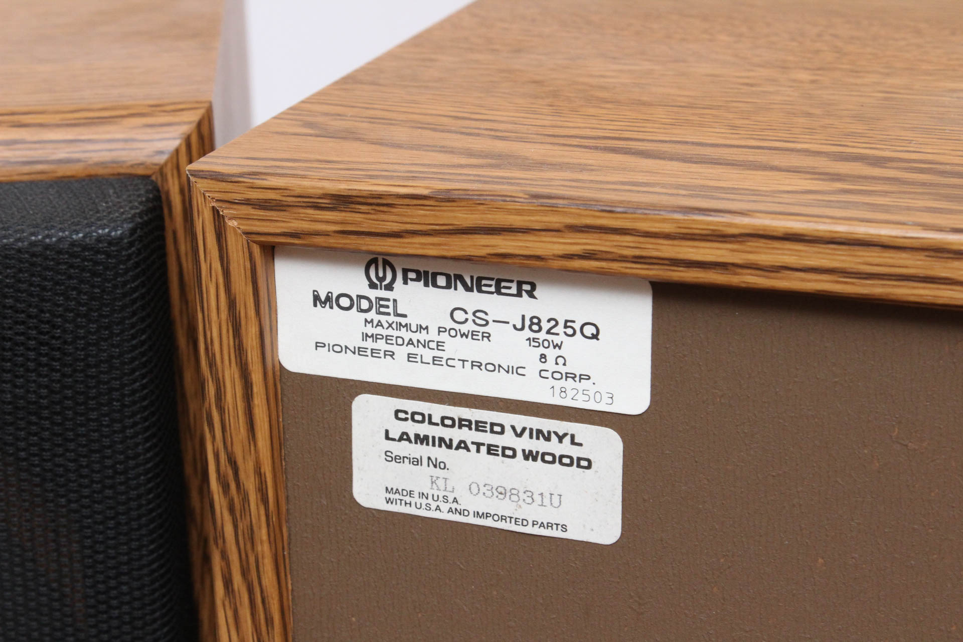 Pioneer Twin Woofer System Stereo Speakers