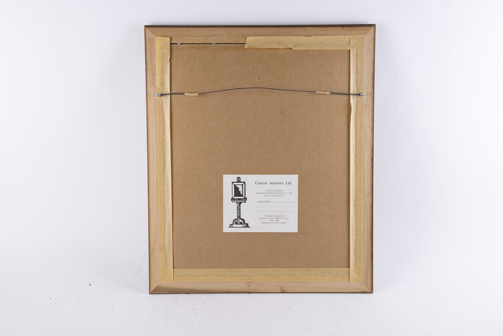 After John Haymson Offset Lithograph "The Capital, Williamsburg Va."