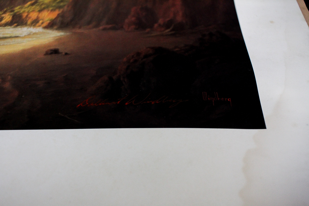 Dalhart Windberg Limited Edition Offset Lithograph "Roseate Shoreline"