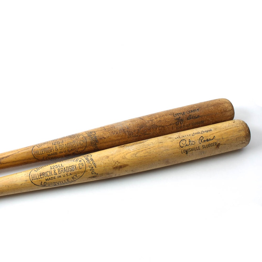 Vintage Louisville Slugger Little League Baseball Bats
