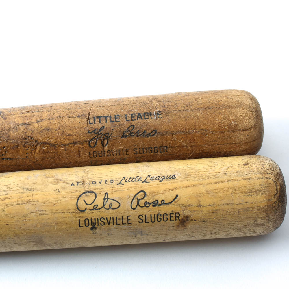 Vintage Louisville Slugger Little League Baseball Bats