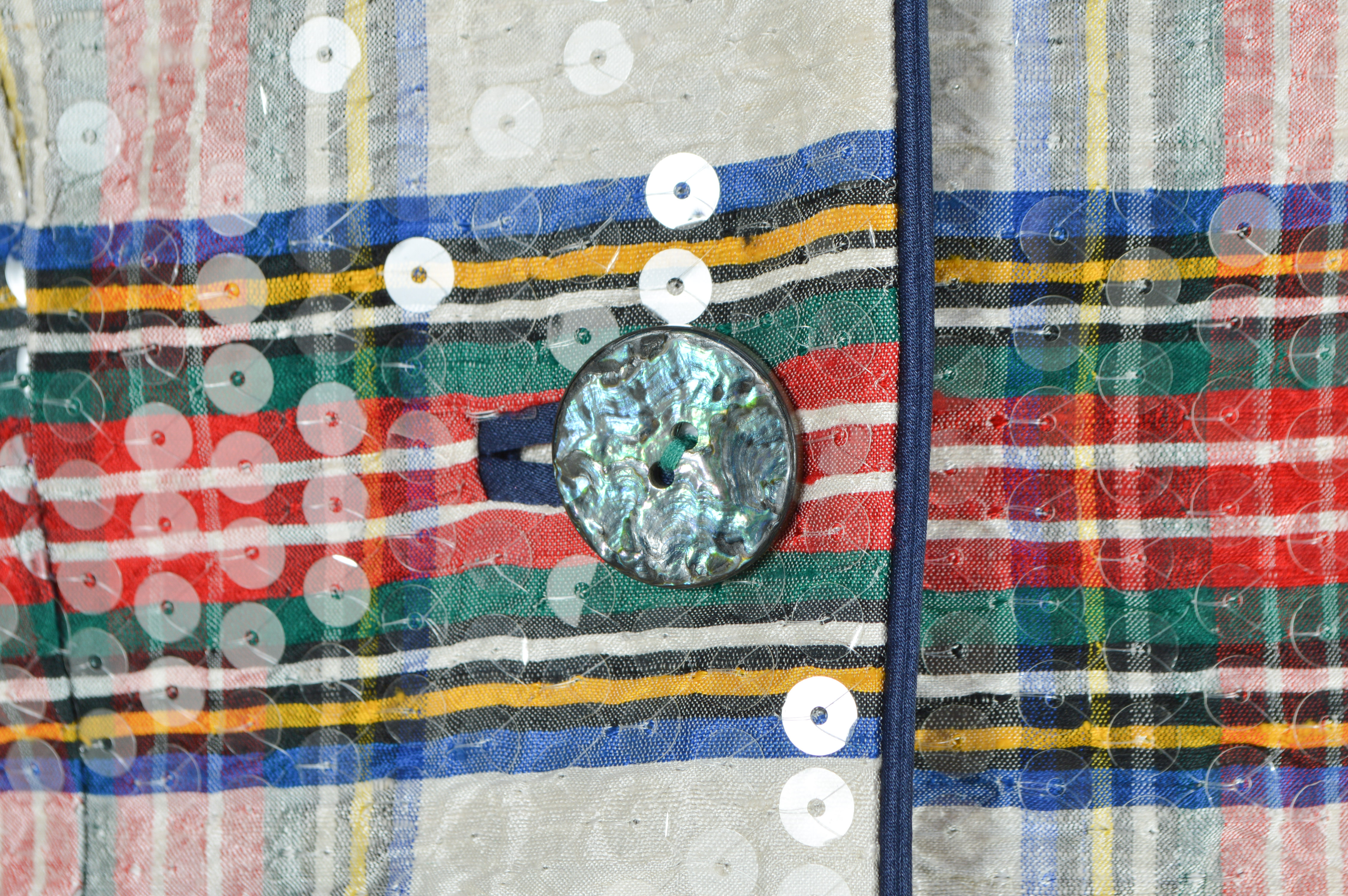 Pam McMahon Couture Two Piece Duponi Silk Evening Pants Suit