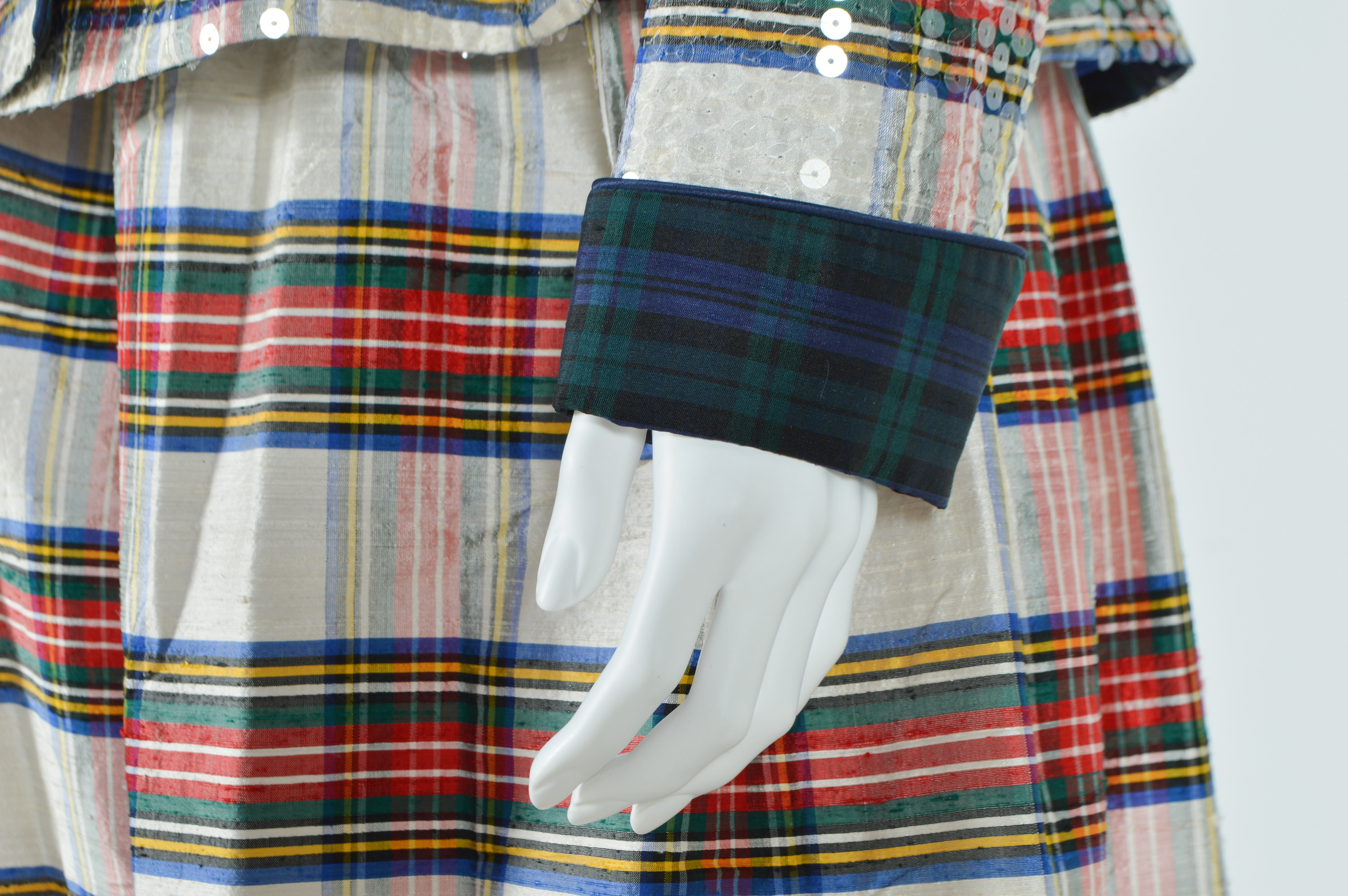 Pam McMahon Couture Two Piece Duponi Silk Evening Pants Suit